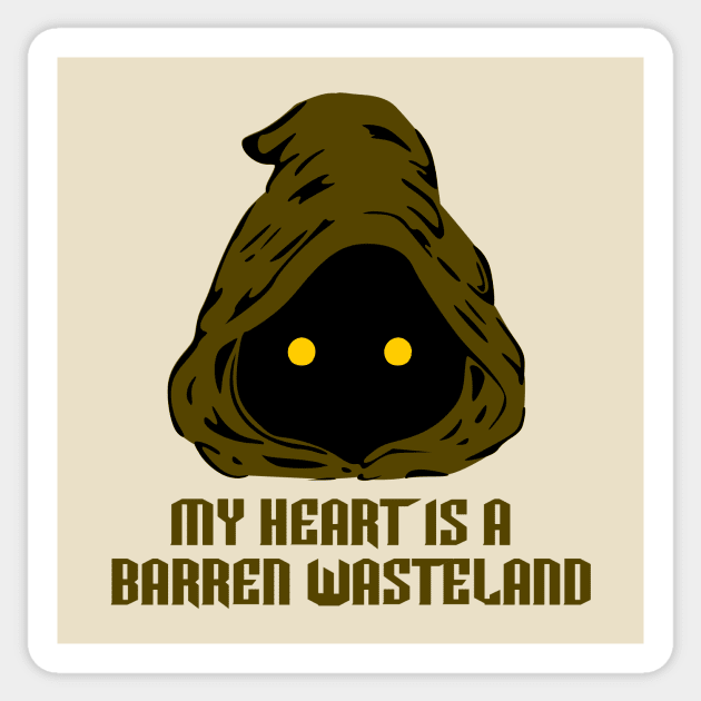 My Heart Is A Barren Wasteland Sticker by Freq501